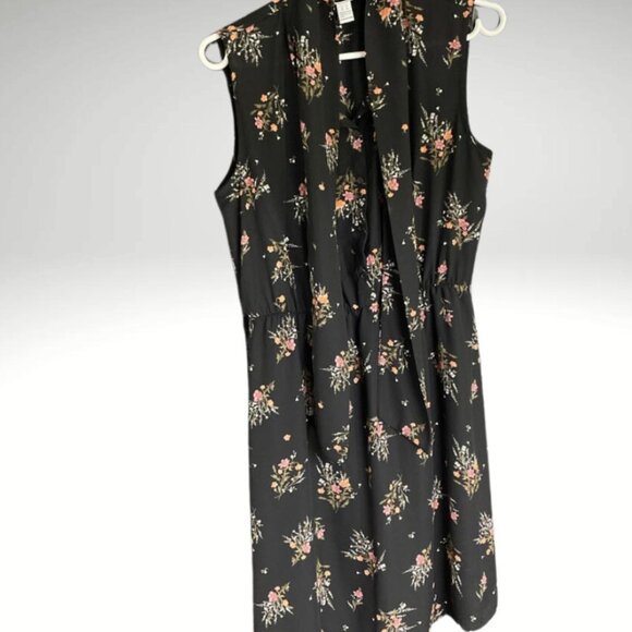 Another Story Medium Black Floral Sleeveless Dress 🌸✨ - Picture 1 of 10